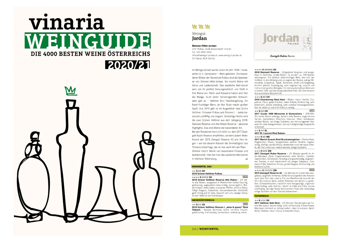 Guide des vins Vinaria 2020/21